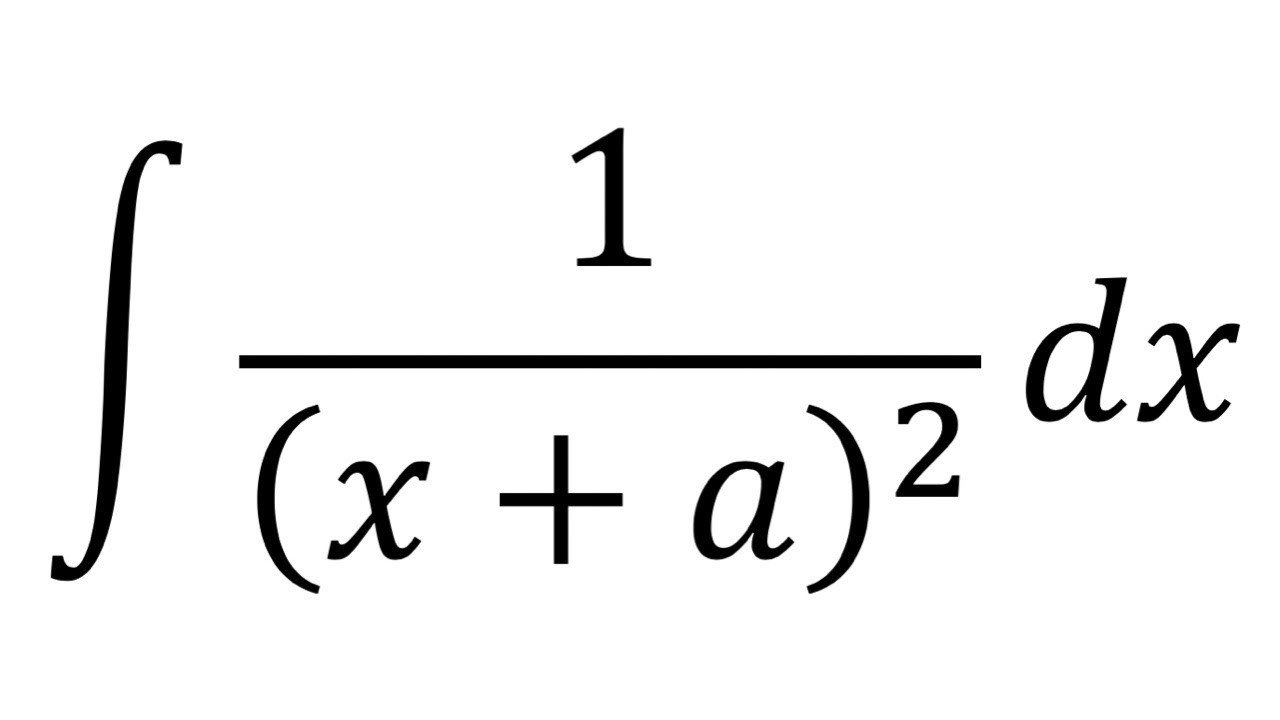 Evaluate The Integral Of 1 Over Square Of X a YouTube evaluate-the-integral-of-1-over-square-of-x-a-youtube
