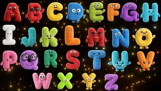 A–Z Alphabet Song | ABC Song for Kids | Capital &amp; Small Letter Names | Plush Characters