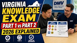Virginia DMV Knowledge Exam 2026: Part 1 vs Part 2 Explained