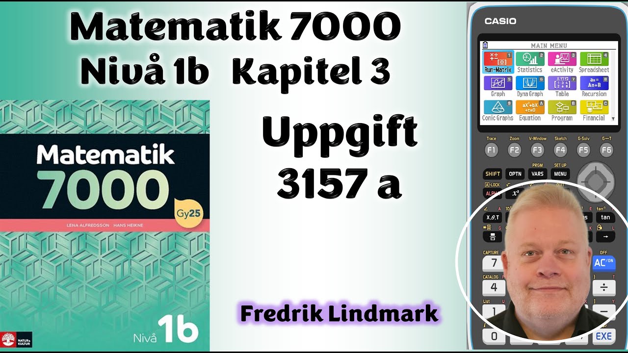 3x157 Math Nivå 1b Uppgift 3157 a Matematik 7000 - YouTube