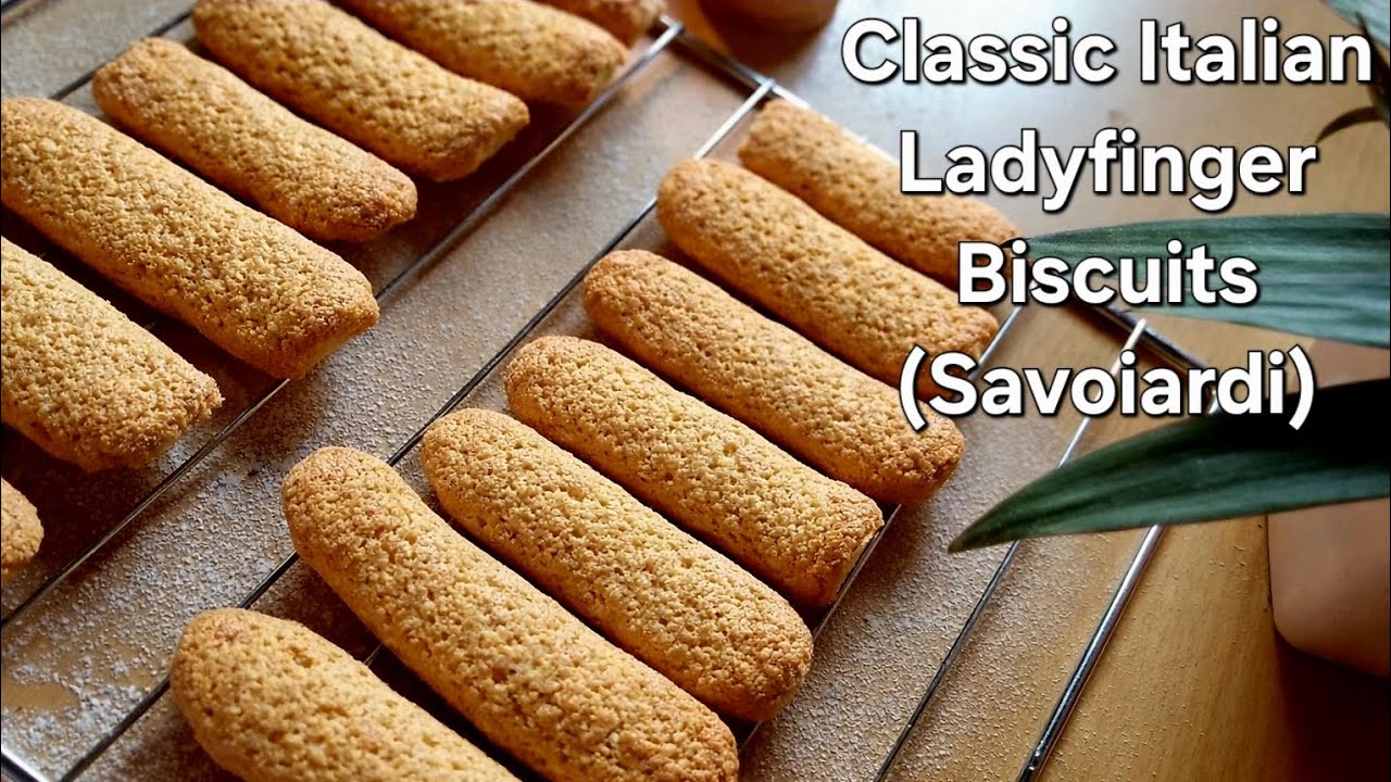 Classic Italian Ladyfinger Biscuits (Savoiardi)