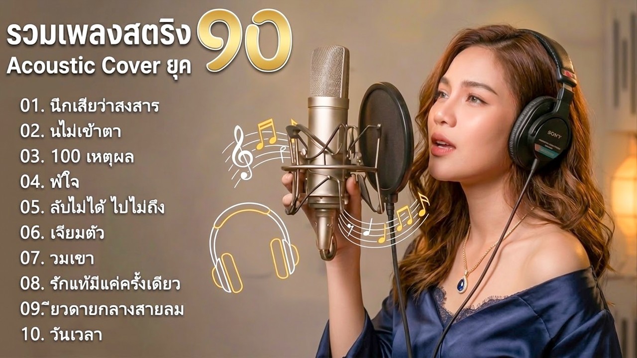 รวมเพลง Cover Acoustic ยุค 90 ฟังยาวต่อเนื่อง | ฟังยาวไม่มีเบื่อ เพราะทุกเพลง