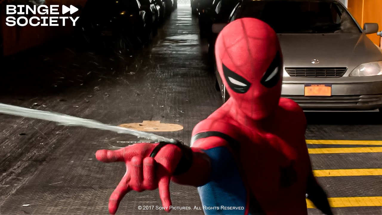 ⁣Spider-Man: Homecoming (2017): Friendly Neighborhood Spider-Man Moments