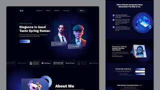 NFT landing Page Redesign. | Landing page design with Figma | UI design 2022 with IT (Plus)
