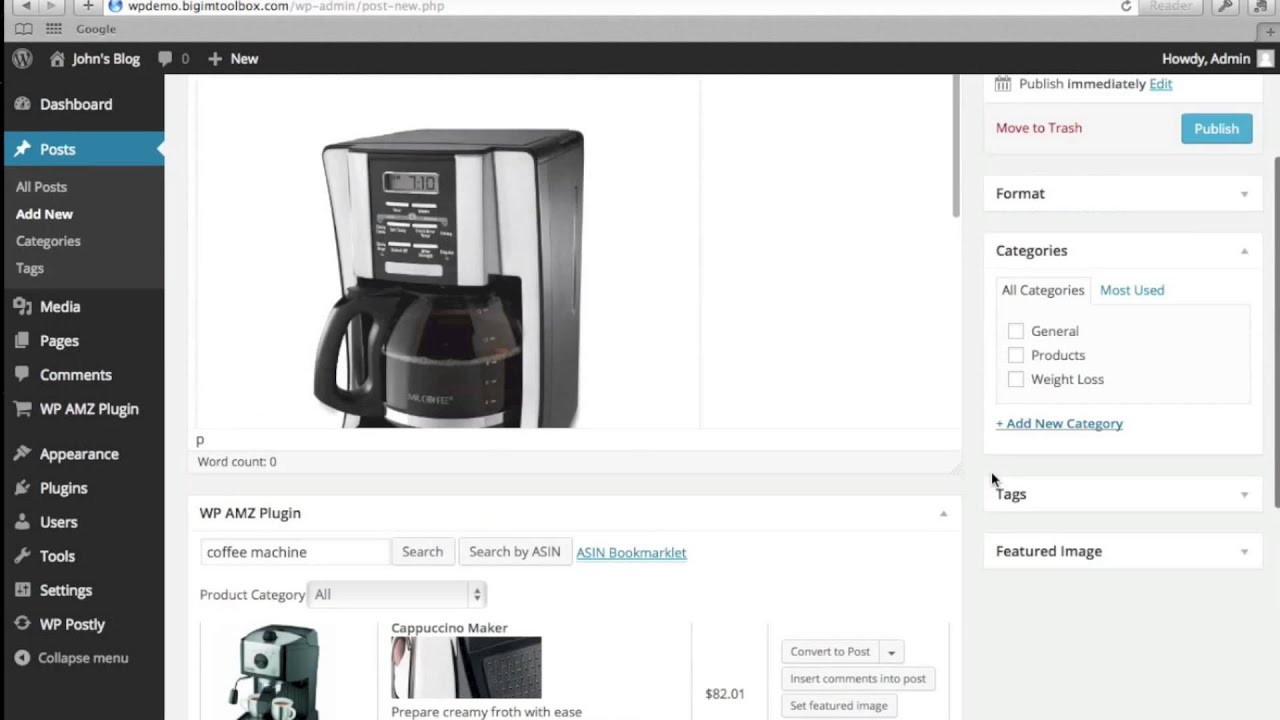 WP AMZ Plugin Review - WP AMZ Plugin Easily add Amazon products to your ...