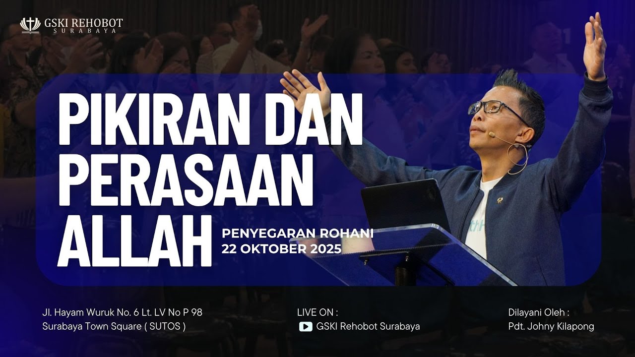 PIKIRAN DAN PERASAAN ALLAH | Pdt. Johny Kilapong | Doa Malam - 22 Oktober 2025