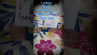 Roblox ;food ;minecraft blackpink blind bag are also tell wich to unbox next