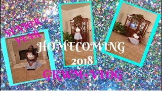 SENIOR HOCO 2018 | GRWM + VLOG