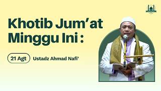 🔴 LIVE | Friday Sermon Series with Ustadz Ahmad Nafi' (08/21/2026)