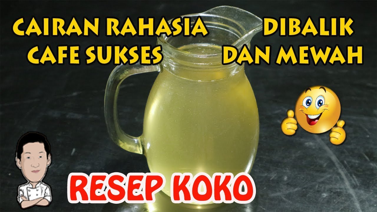RAHASIA DI BALIK CAFE SUKSES, MEWAH & KEKINIAN || SIMPLE SYRUP RECIPE