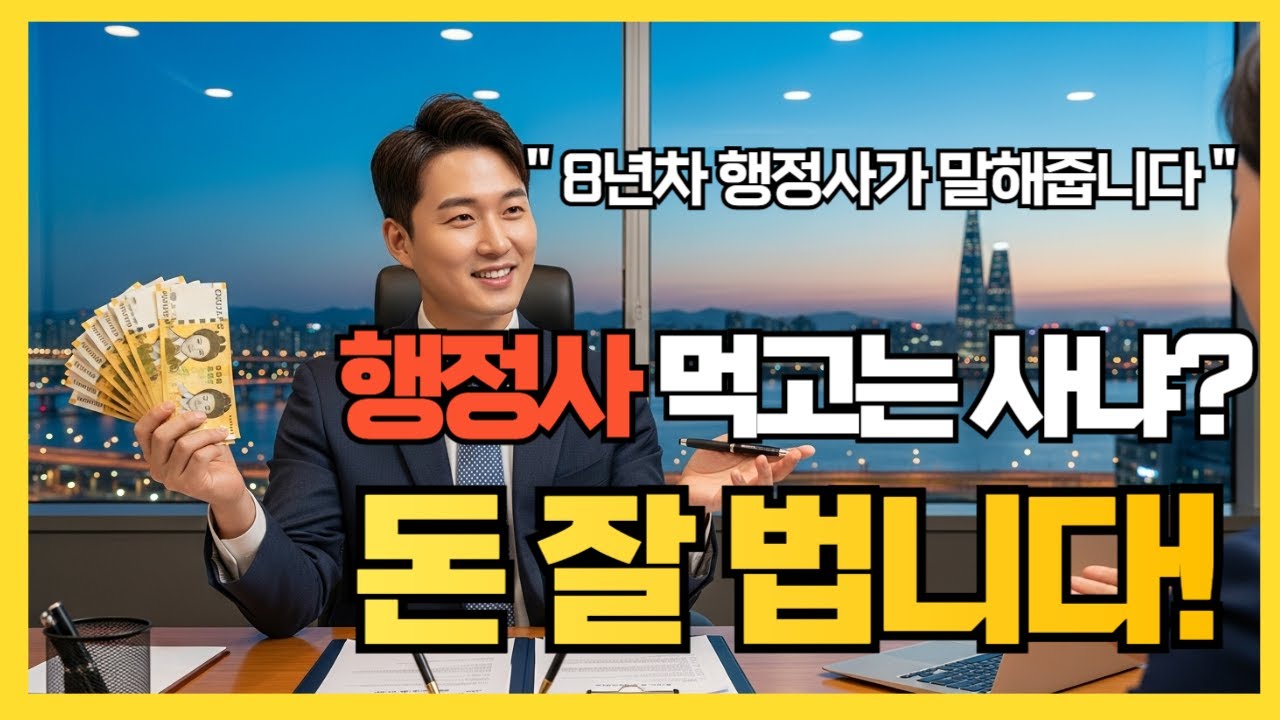 행정사 얼마 버는데? 저 잘먹고 잘삽니다. 일도 잘합니다!  #행정사