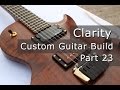 Preparing to make a back plate from the guitars body itself - Clarity 23 Preparing to make a back plate from the guitars body itself - Clarity 23