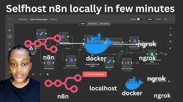 Selfhost n8n locally in few minutes and expose with ngrok tunnel