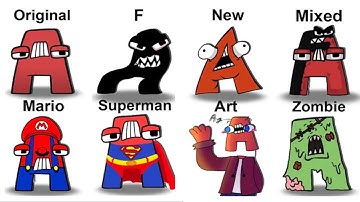 Alphabet Lore But Everyone Is ALL Different Versions  Part 2 Full Version #alphabetlore