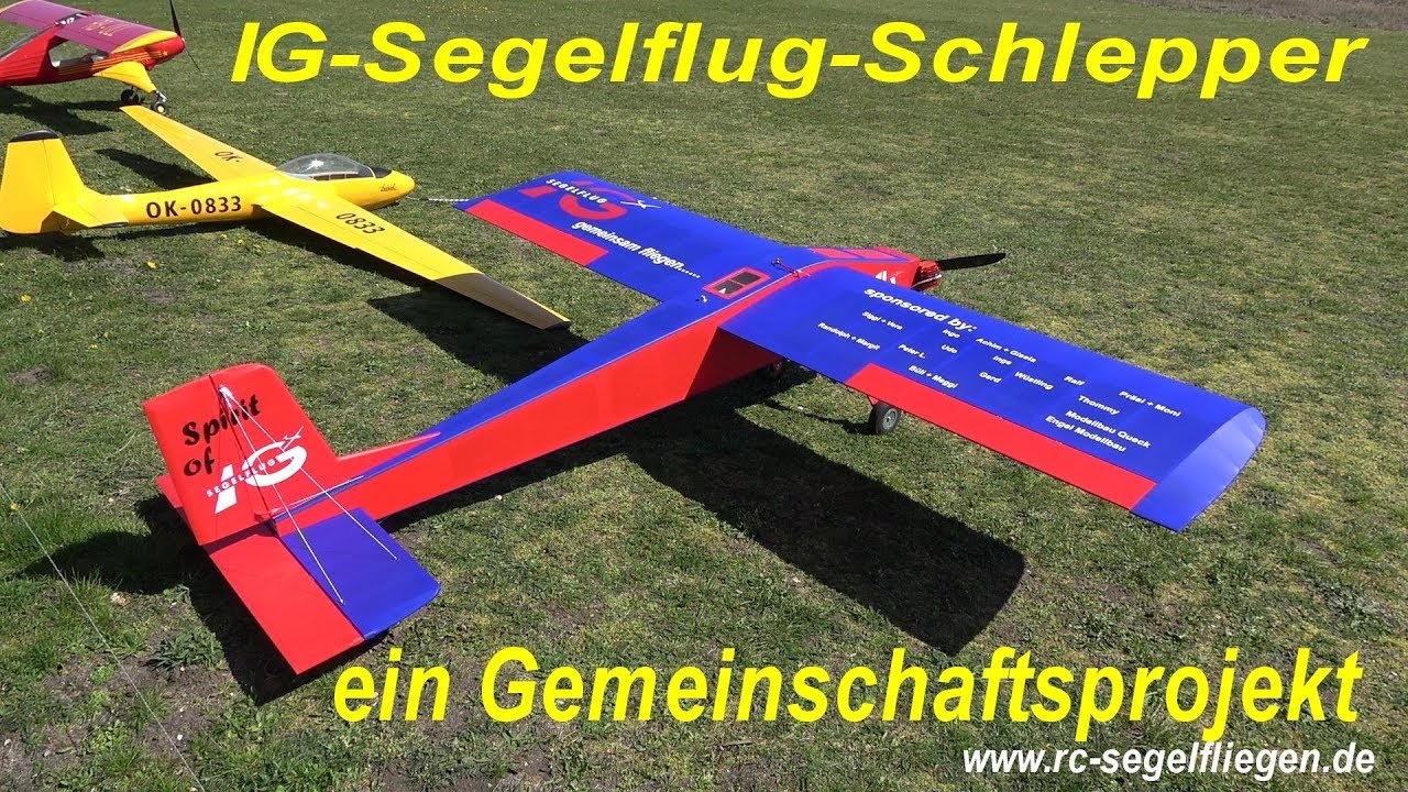 IG-Segelflug Schlepper Erstflug maiden aerotow F-Schlepp