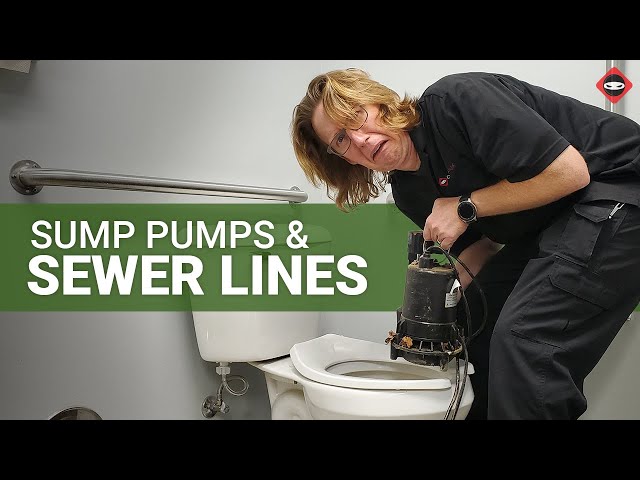 Can you Connect your Sump Pump Discharge Hose to the Sewer Line