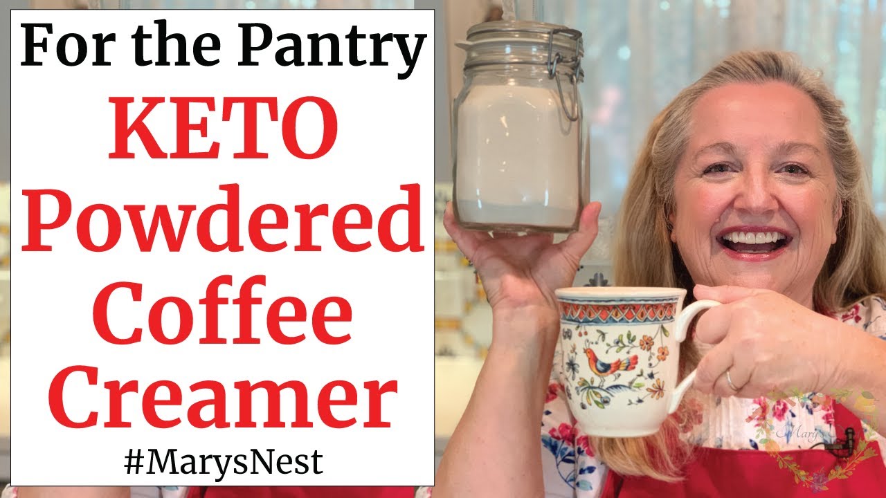 KETO Powdered Coffee Creamer - Shelf Stable Pantry Staple 