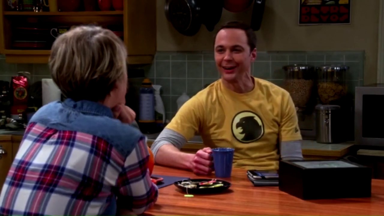 The Big Bang Theory: Penny imitates Leonard - YouTube