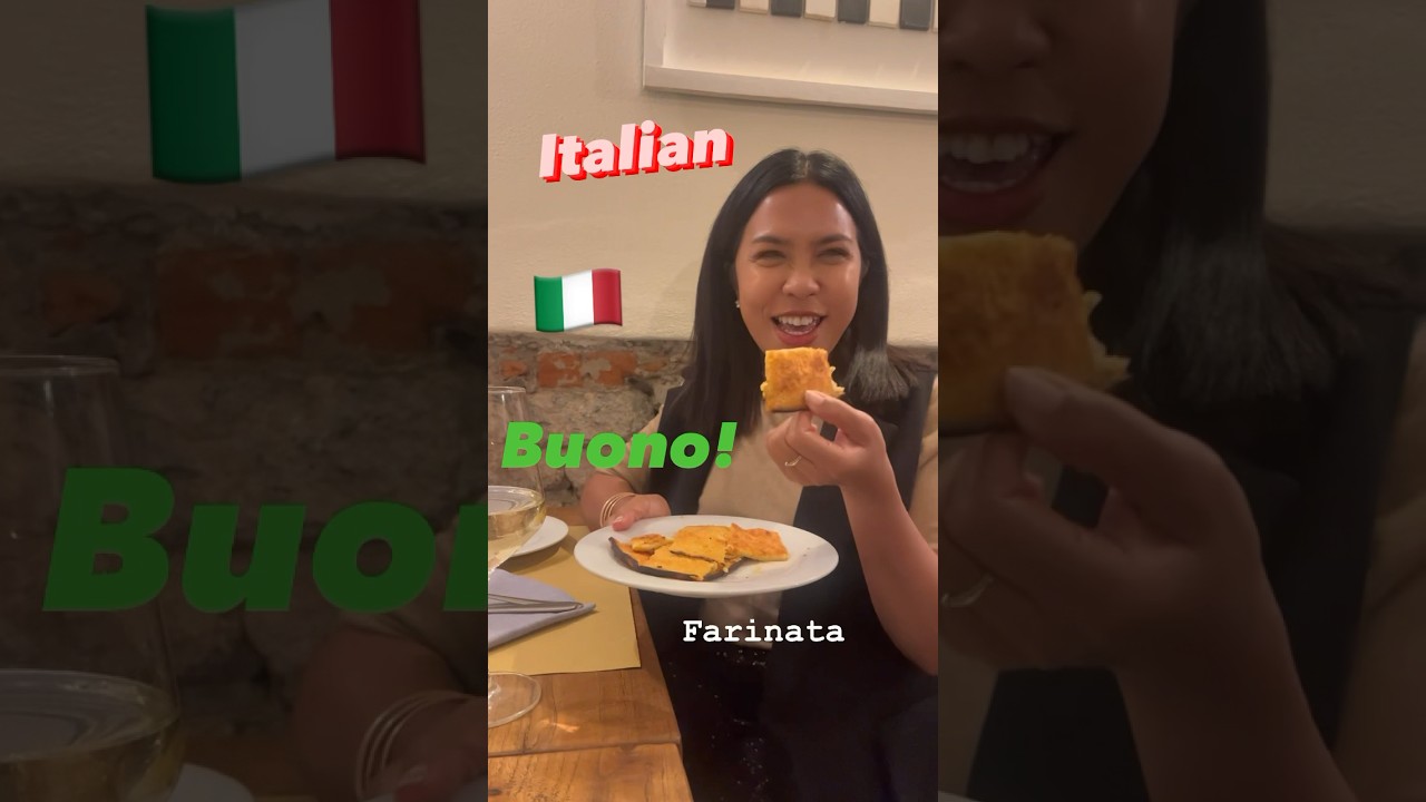 Italian Farinata & Gnocchi & Sambuca 🇮🇹 