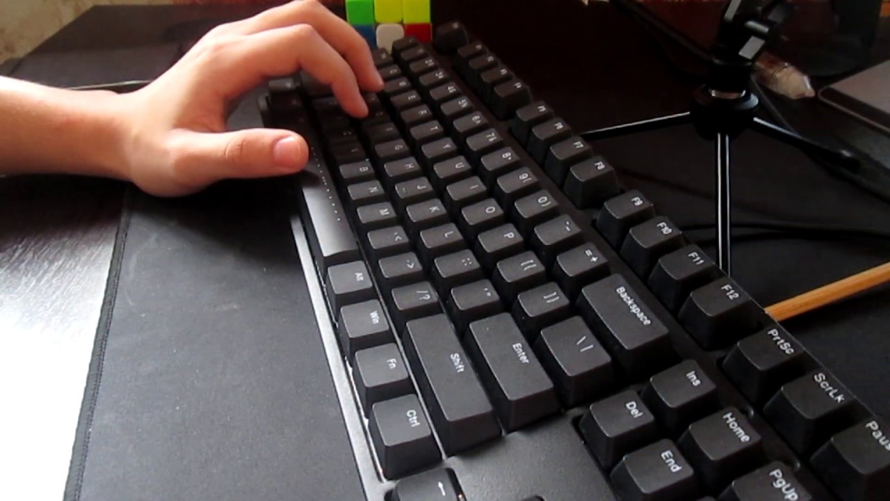 IKBC C87 Typing test Cherry MX black