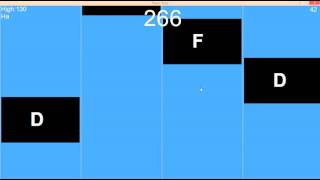 Piano Tiles PC version - with C# screenshot 3
