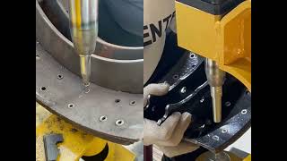 ✅2‑in‑1 Riveting Machine: Punch & Rivet