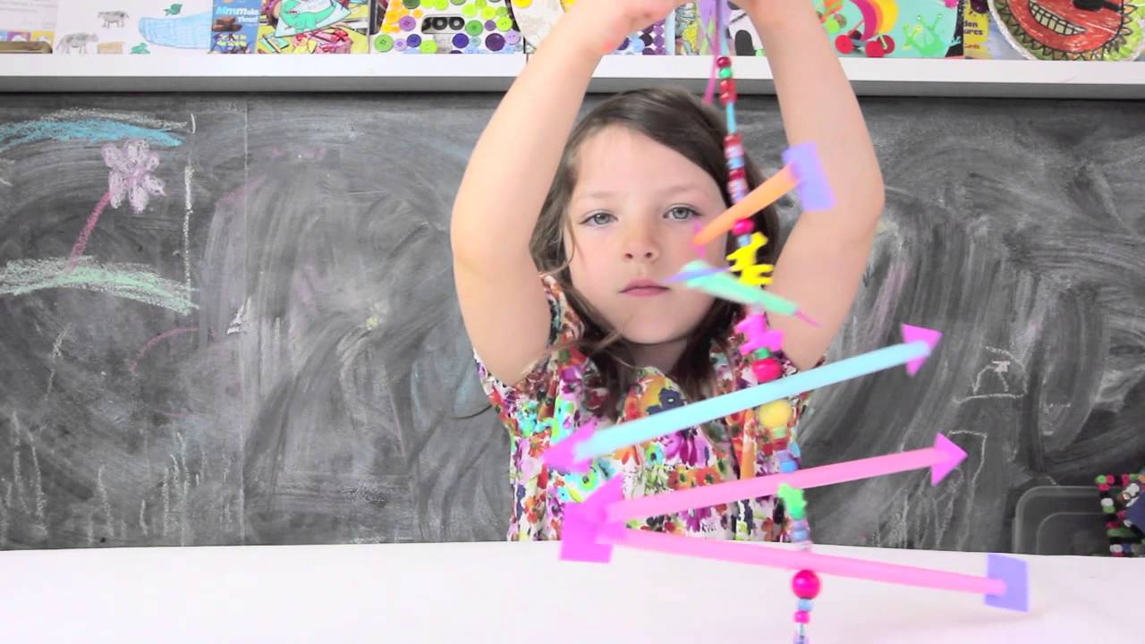 Straw Mobile | Crafts for Kids | PBS Parents - YouTube