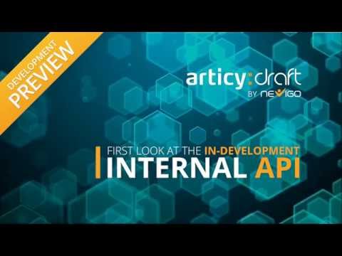 articy:draft internal API in development