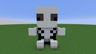 Minecraft Tutorial: Fortnite Skull Trooper Plushie