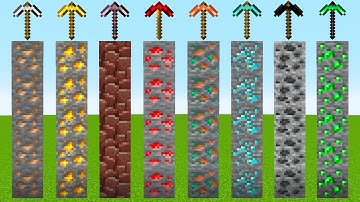 Minecraft : Which Pickaxe Is The Fastest ?