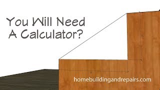 How To Calculate Angle of Stairway With Scientific Calculator How To Calculate Stair And Railing Angles With An Iphone Simple And Accurate