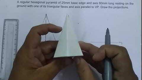 Projection of Solids problem 11