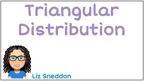 Triangular distribution