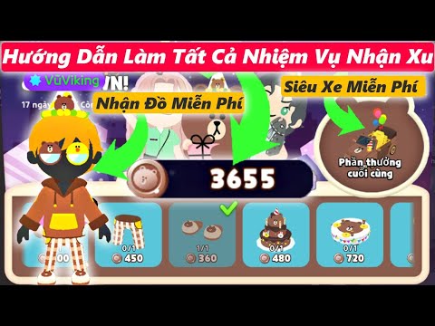 #1 HƯỚNG DẪN LÀM TẤT CẢ NHIỆM VỤ NHẬN NHIỀU "XU GẤU NÂU"  PLAY TOGETHER Mới Nhất