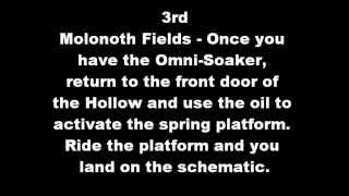 Ryno V Holo-Plan Locations for Ratchet and Clank: A Crack in Time