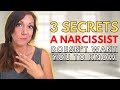 3 Secrets The Narcissist Doesn&#39;t Want You To Know