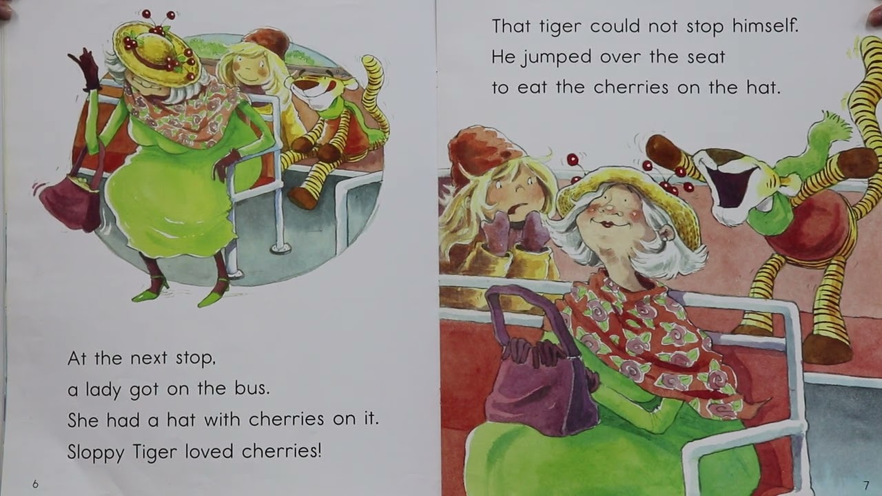 Read aloud Sloppy Tiger on the Bus - YouTube