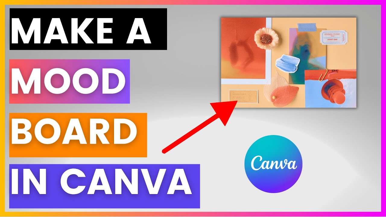 How To Make A Mood Board On Canva [in 2025] - YouTube