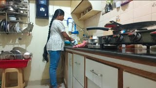 #DIML kitchen అంత change చేస్తున్న Budget లో/ A Day in My Life || Working Mom Daily Routine Vlog
