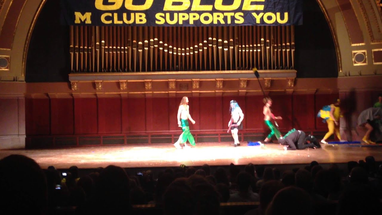 Univ of Michigan Mock Rock 2015 Men's Rowing (CHAMPIONS)