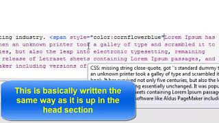 12 CSS font color Wealth