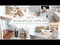 Minimize with me 2024 decluttering cleaning and organizing the whole main floor