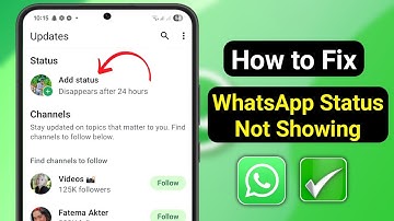 How to Fix WhatsApp Status Not Showing Problem (2025 Updated)