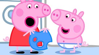 Kids TV and Stories | Peppa Pig Finds Holes in George's Clothes | Peppa Pig Full Episodes