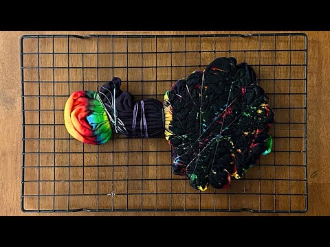 Tie-Dye Tutorial / Trippy Peace Sign with Rainbow Colors / Liquid Dye Tutorial