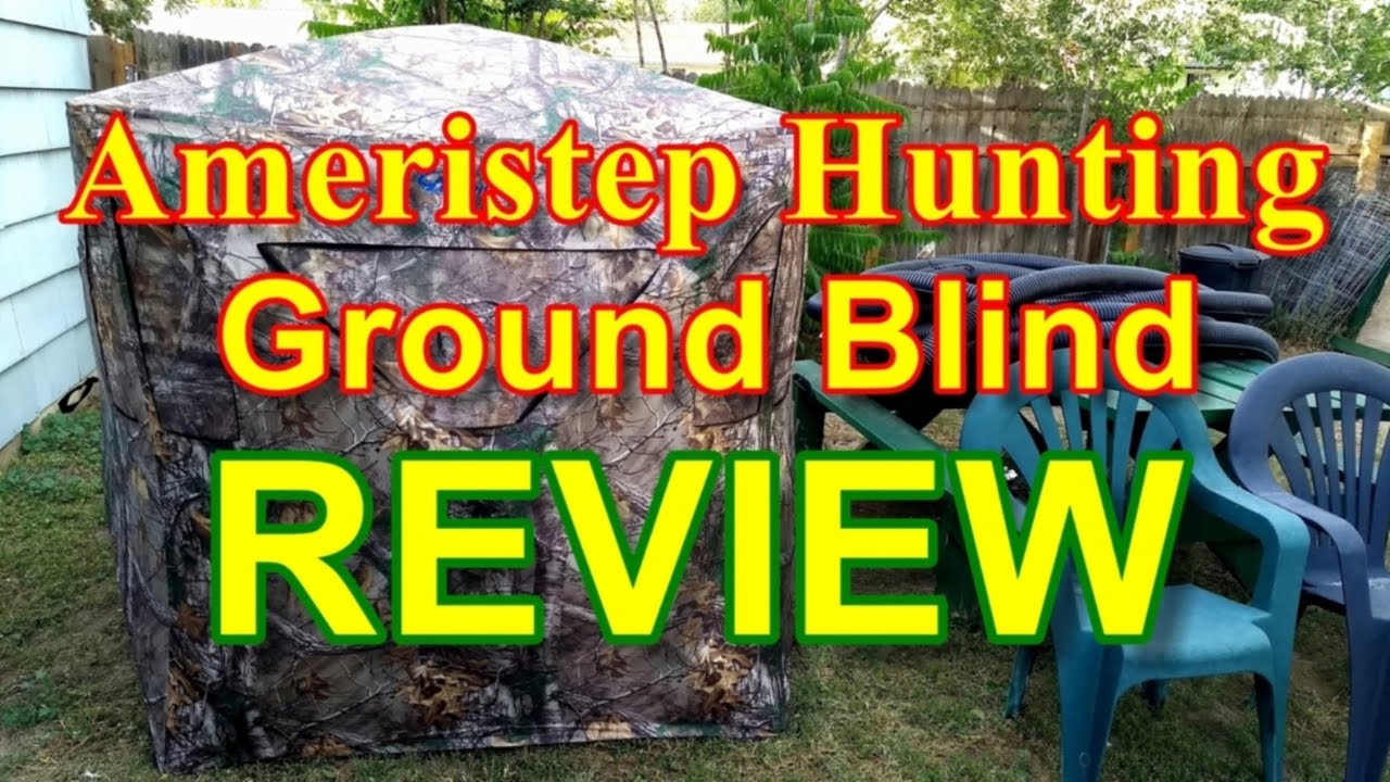 Ameristep Hunting Ground Blind REVIEW