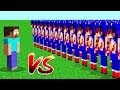 Minecraft Battle: HEROBRINE VS 10000 SONIC.EXE - NOOB vs PRO CHALLENGE in Trolling Funny Animation