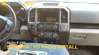 How to Add SiriusXM or HD Radio to your Ford or Lincoln Vehicle