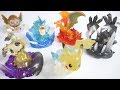 Pokemon 必殺!キメワザポケモーション 全６種 開封 HISSATSU!KIMEWAZA POKEMOTION Figure 食玩 candy toys