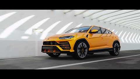 Lamborghini Urus in a tunnel - Blender 3.0 render test | 4K